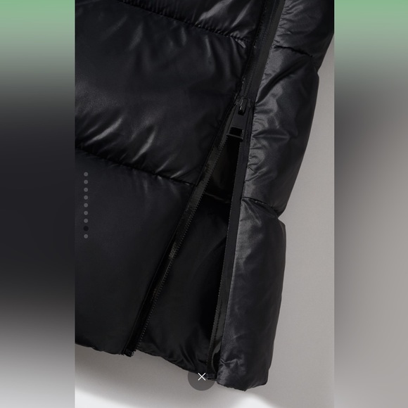 Womens Mango Quilted Long Coat. - Picture 6 of 12